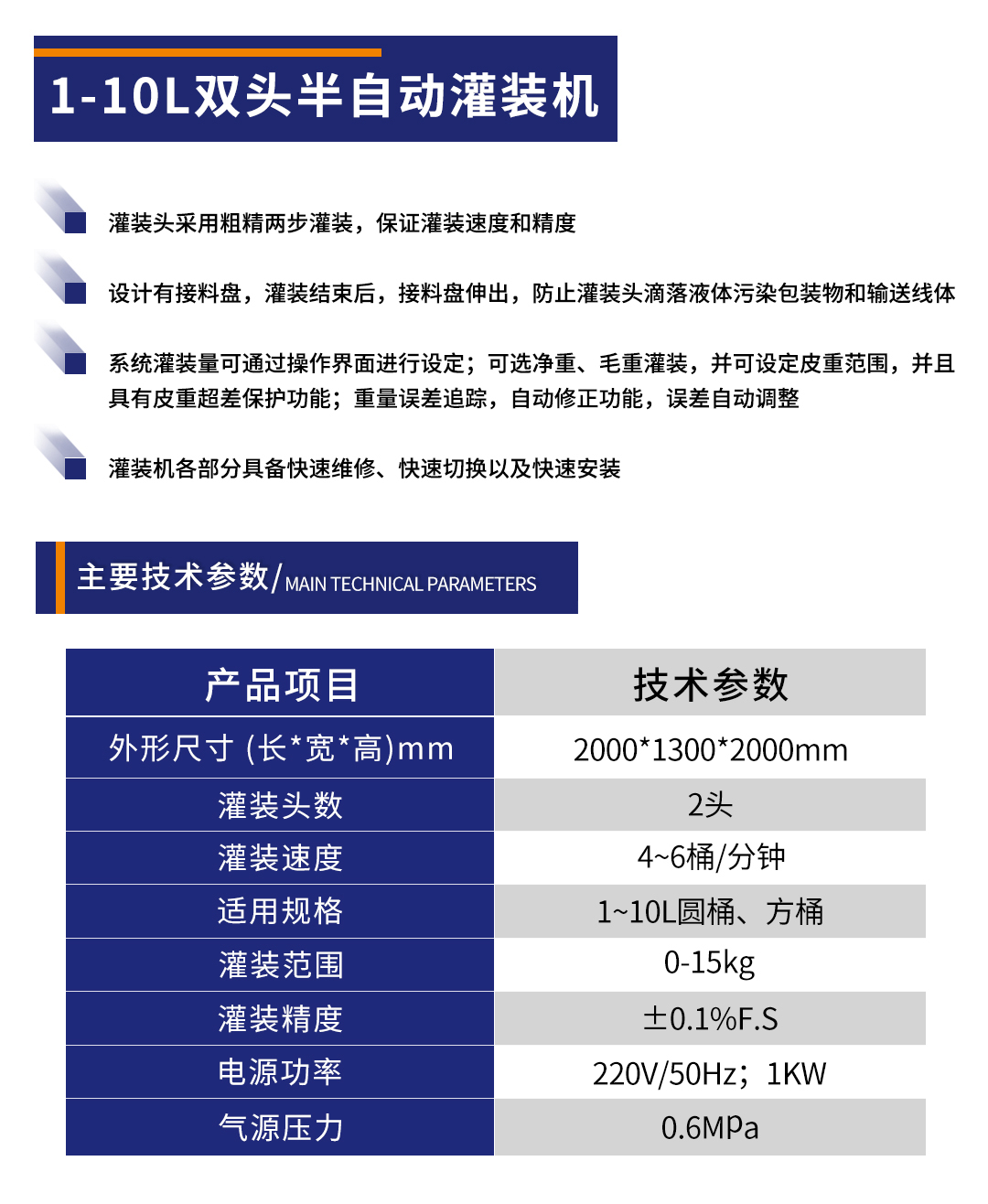 化學品灌裝機